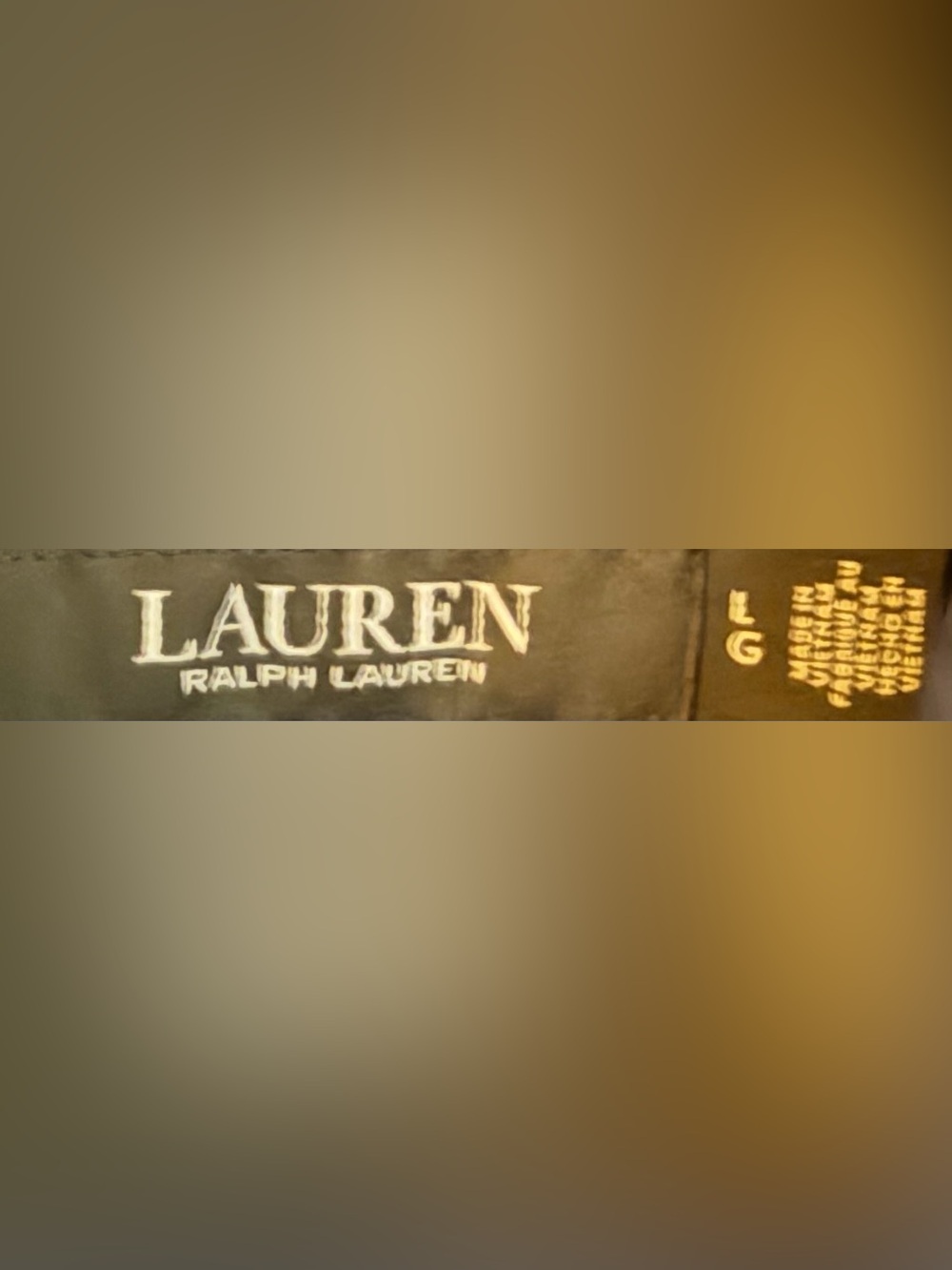 Lauren Ralph Lauren Navy Ring Belt Button Front Blouse - Picture 4 of 4